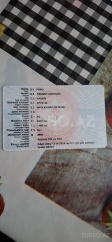 Ford Transit 2000, 520,000 km - 2.5 л - Xudat