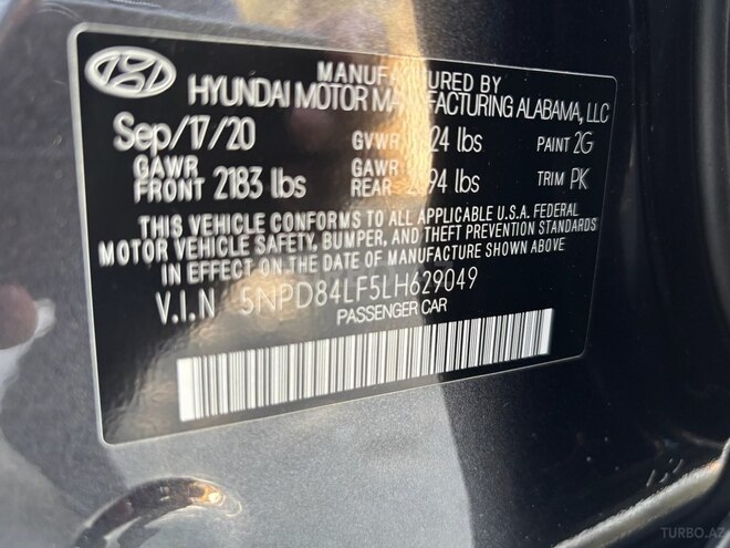 Hyundai Elantra 2020, 103,212 km - 2.0 l - Bakı