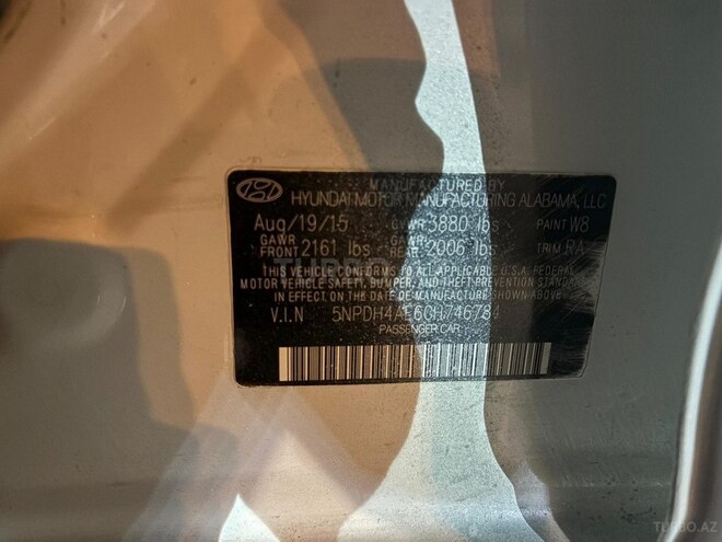 Hyundai Elantra 2015, 141,000 km - 1.8 л - Bakı