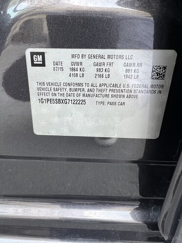 Chevrolet Cruze 2015, 250,000 km - 1.4 l - Bakı