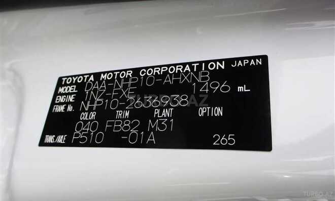 Toyota Aqua 2019, 98,300 km - 1.5 л - Bakı