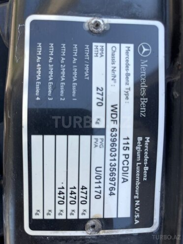 Mercedes Vito 115 2010, 266,000 km - 2.2 л - Bakı