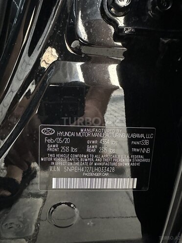 Hyundai Sonata 2020, 44,000 km - 1.6 l - Bakı