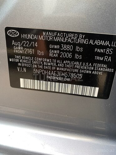 Hyundai Elantra 2014, 146,300 km - 1.8 l - Bakı
