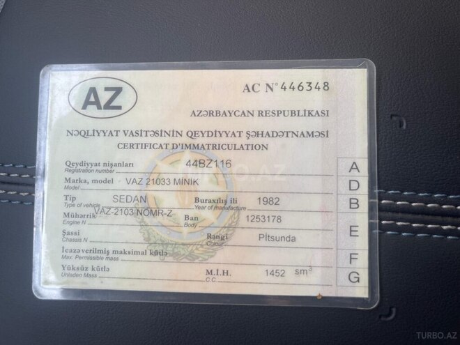 LADA (VAZ) 2106 1982, 25,080 km - 1.6 l - Masallı