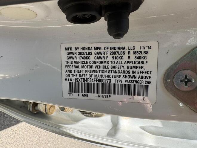 Honda Civic 2014, 186,000 km - 1.5 l - Bakı