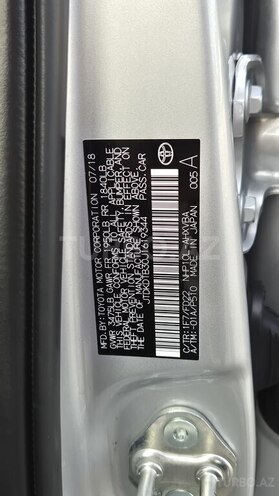Toyota Prius C 2018, 116,000 km - 1.5 l - Bakı