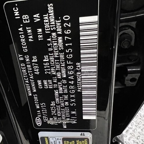 Kia Optima 2015, 121,000 km - 2.0 л - Sumqayıt