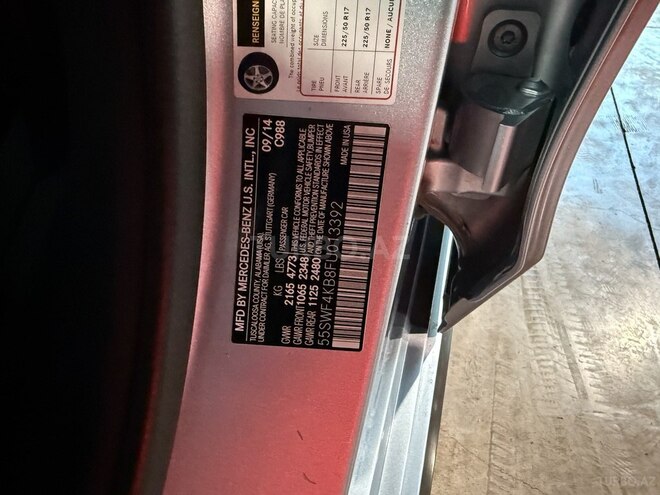 Mercedes C 300 2014, 229,000 km - 2.0 l - Bakı