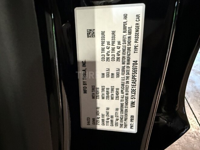 Tesla Model 3 2023, 24,000 km - 0.0 l - Bakı