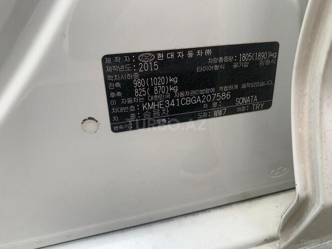 Hyundai Sonata 2015, 159,700 km - 2.0 l - Bakı