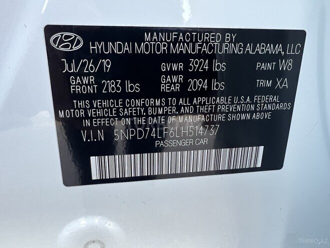 Hyundai Elantra 2019, 76,000 km - 2.0 l - Bakı