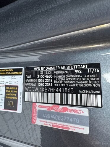 Mercedes C 300 2017, 96,000 km - 2.0 л - Bakı