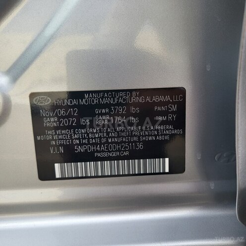 Hyundai Elantra 2012, 136,000 km - 1.8 l - Bakı
