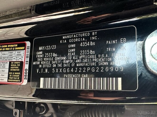 Kia K5 2023, 26,000 km - 1.6 l - Bakı