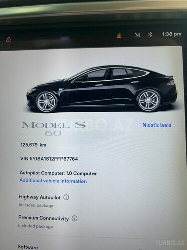 Tesla Model S 2015, 125,000 km - 0.0 l - Bakı