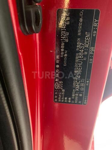 Hyundai Accent 2016, 81,000 km - 1.4 l - Bakı