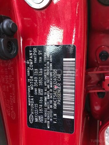 Hyundai Accent 2015, 26,892 km - 1.6 l - Bakı