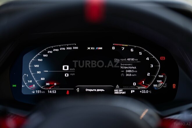 BMW X6 M 2020, 48,000 km - 4.4 l - Bakı