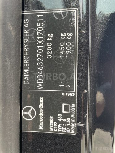 Mercedes G 55 AMG 2007, 287,000 km - 5.4 l - Bakı