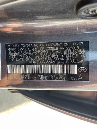 Toyota Prius 2008, 348,160 km - 1.5 l - Bakı