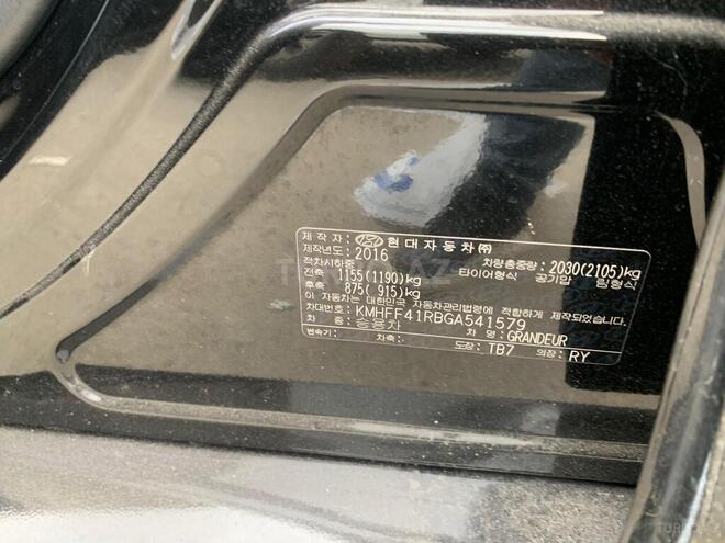 Hyundai Grandeur 2016, 147,500 km - 2.2 l - Bakı