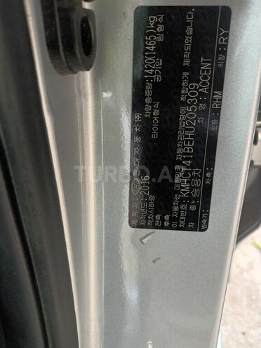 Hyundai Accent 2016, 134,500 km - 1.4 l - Bakı