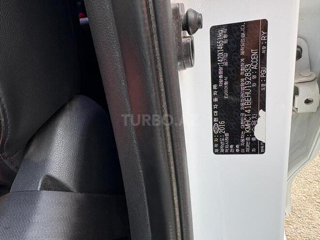Hyundai Accent 2016, 130,000 km - 1.4 l - Sumqayıt