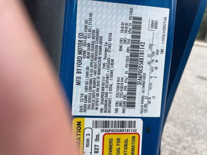 Ford Fusion (North America) 2019, 160,000 km - 1.5 л - Bakı