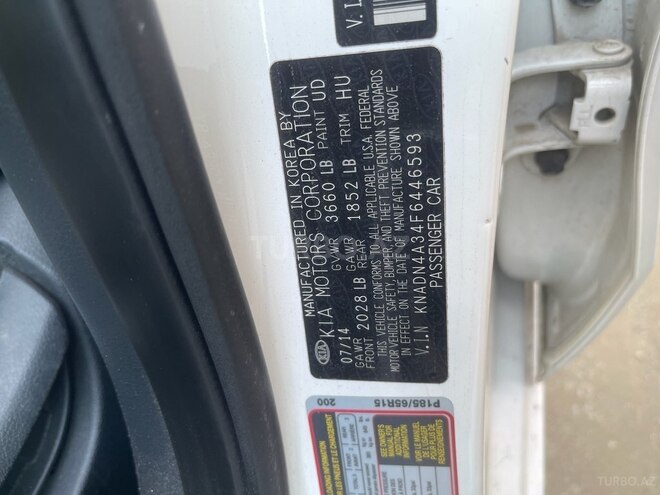 Kia Rio 2014, 273,588 km - 1.6 l - Bakı