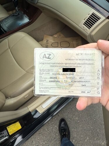 Toyota Avalon 2011, 224,000 km - 3.5 l - Bakı