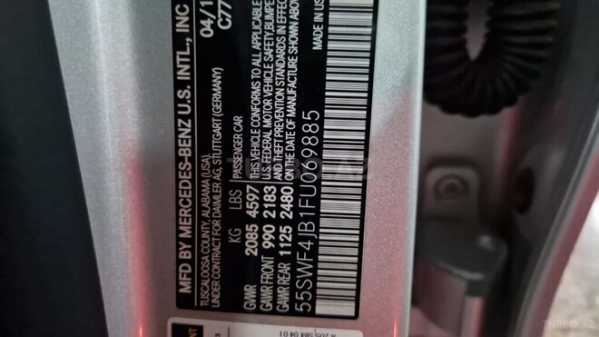 Mercedes C 300 2015, 134,000 km - 2.0 л - Bakı