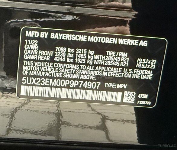 BMW X7 2022, 45,000 km - 3.0 l - Bakı