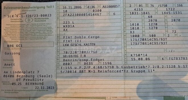 Fiat Doblo 2006, 216,670 km - 1.6 l - Bakı