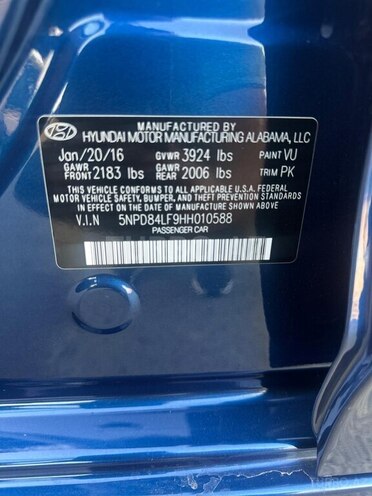 Hyundai Elantra 2016, 66,200 km - 2.0 л - Bakı