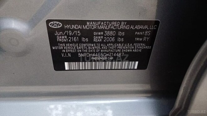 Hyundai Elantra 2015, 125,124 km - 1.8 л - Bakı