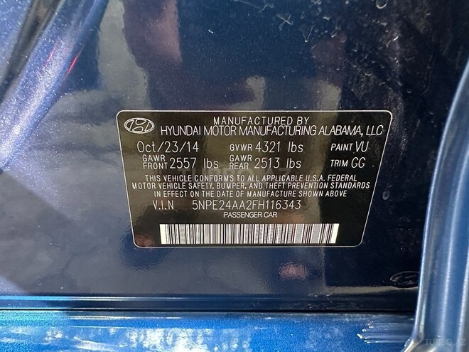 Hyundai Sonata 2014, 207,605 km - 1.6 l - Bakı