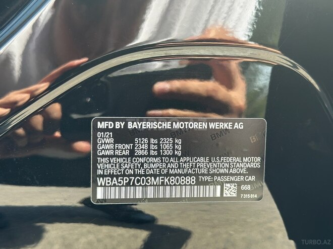 BMW 330e 2021, 69,202 km - 2.0 л - Bakı
