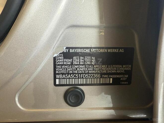 BMW 528 2015, 193,264 km - 2.0 l - Bakı