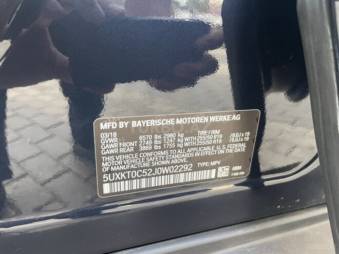 BMW X5 2018, 220,000 km - 2.0 l - Bakı