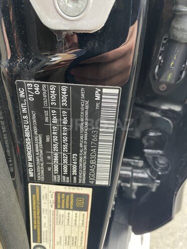 Mercedes ML 350 2013, 242,000 km - 3.5 л - Bakı