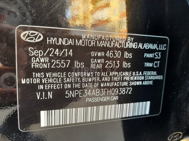 Hyundai Sonata 2014, 188,121 km - 2.0 l - Bakı