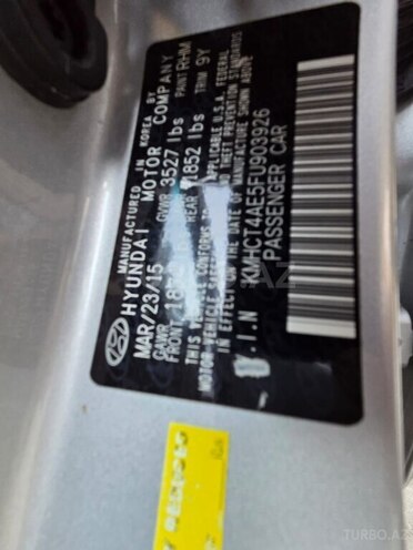 Hyundai Accent 2015, 165,000 km - 1.6 l - Bakı