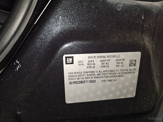 Chevrolet Cruze 2014, 170,000 km - 1.4 л - Bakı