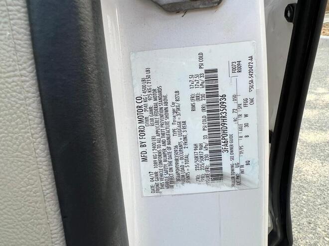 Ford Fusion (North America) 2017, 107,800 km - 1.5 l - Bakı