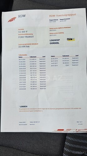 Ford Transit 2014, 219,000 km - 2.2 л - Bakı