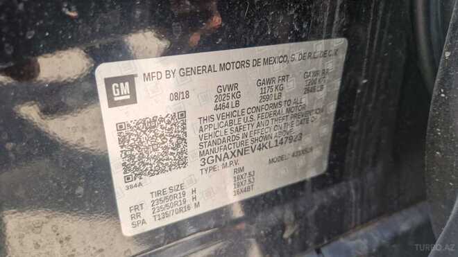 Chevrolet Equinox 2018, 72,358 km - 1.5 l - Bakı