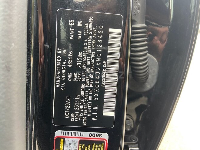 Kia K5 2021, 156,000 km - 1.6 l - Bakı