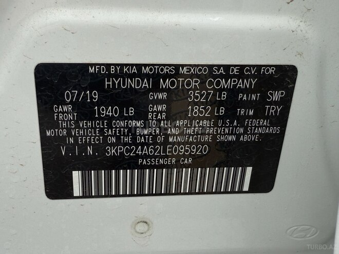 Hyundai Accent 2020, 146,450 km - 1.6 l - Bakı