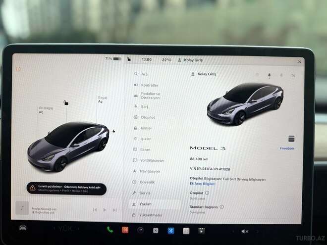 Tesla Model 3 2023, 83,000 km - 0.0 l - Bakı